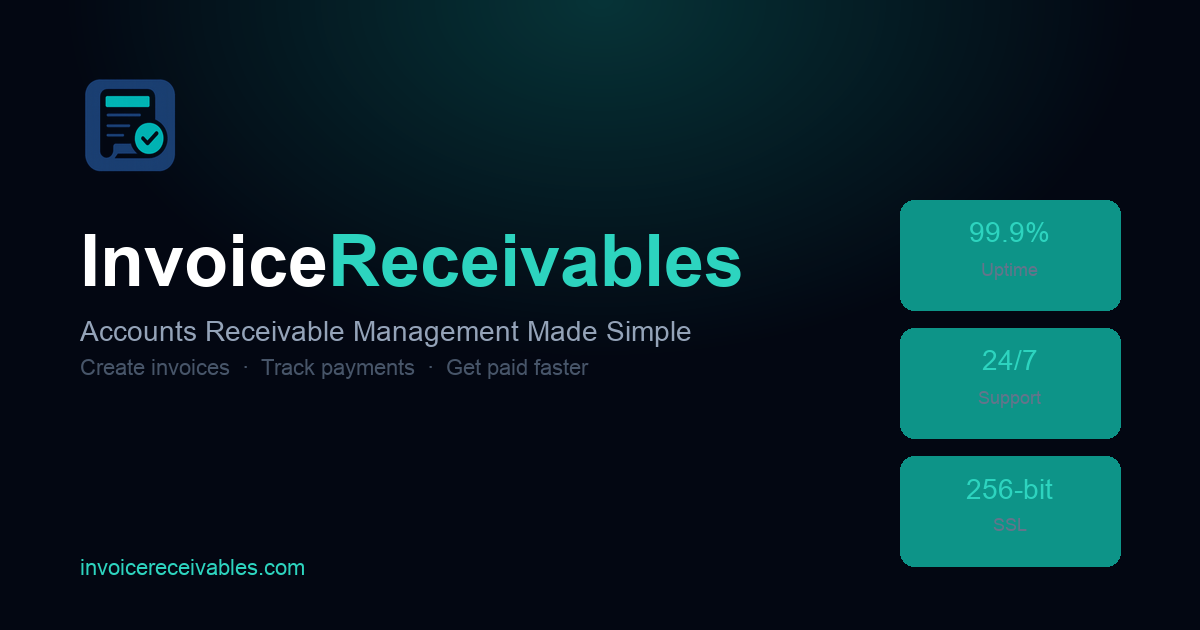 InvoiceReceivables — Professional Accounts Receivable Management Software